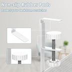 Cable Management, 2 Pack Cable Management Under Desk No Drill, Metal Cord - Image 3