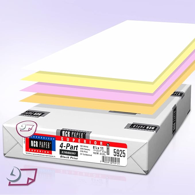 NextDayLabels - Superior Carbon-Less NCR, Pre Collated Paper, 500 Sheets Per - Image 2