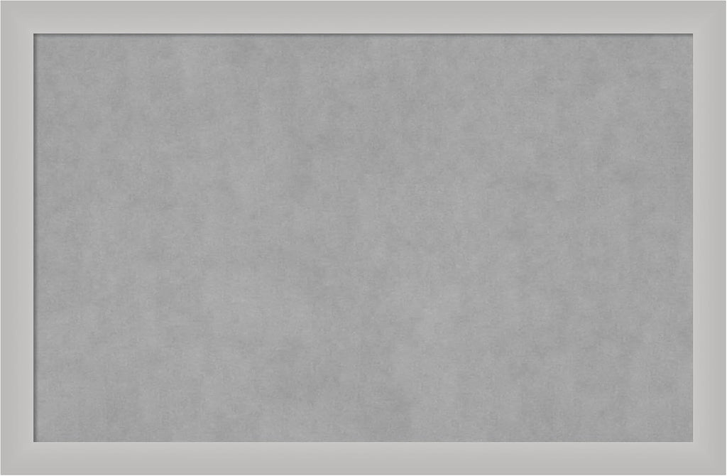 Amanti Art Silver Framed Magnetic Board 23x35 Large Vision Board