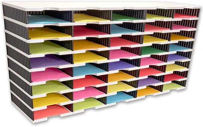 Ultimate Office TierDrop™ 40-Slot, 47 ½"w Literature, Mail and Classroom Sorter by UltimateOffice