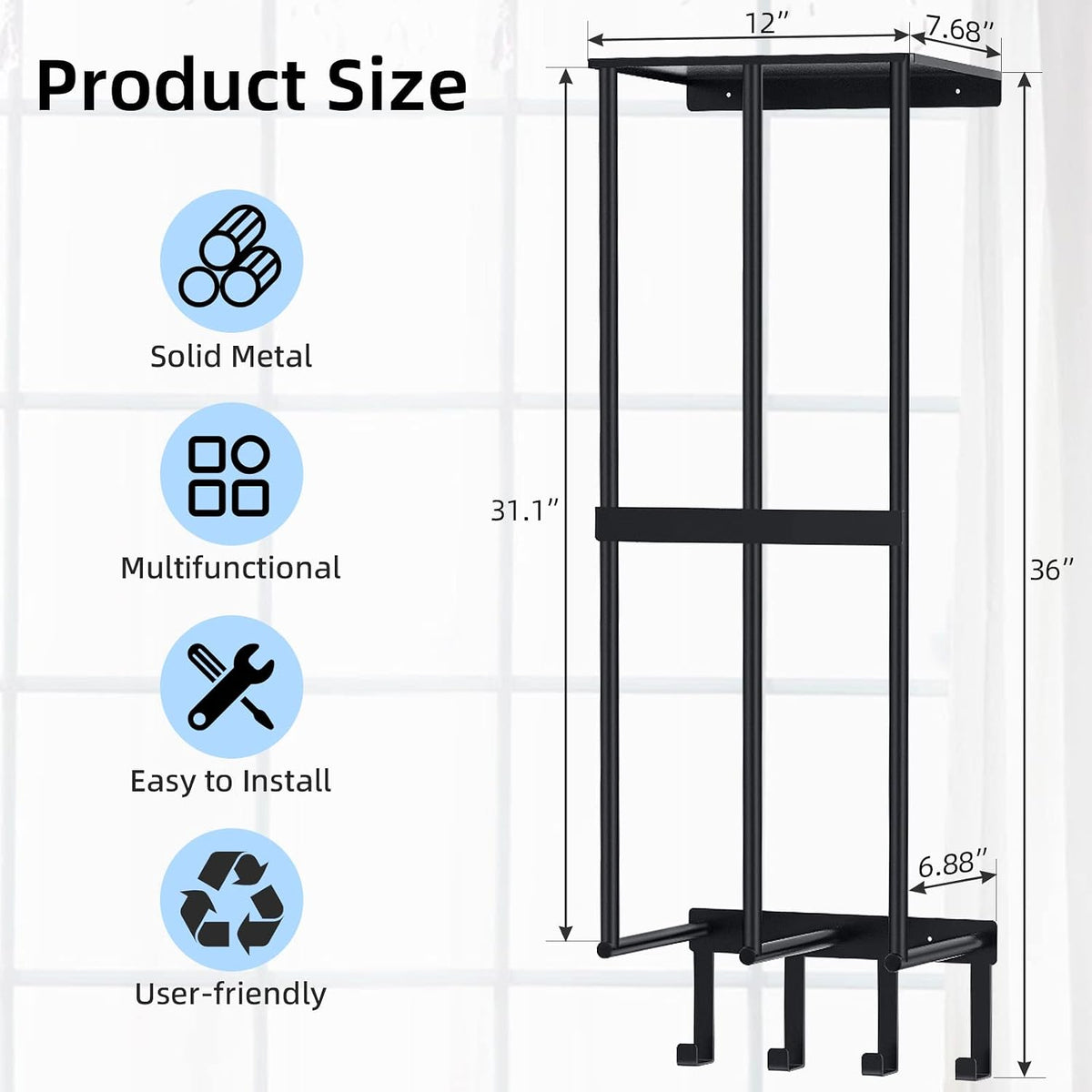 camping chair wall storage for garage, metal camping, close-up detail