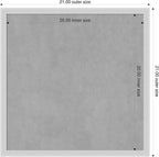 Amanti Art Silver Framed Magnetic Board 21x21 Medium Vision Board - Image 2