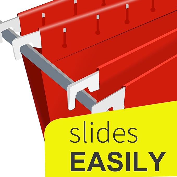 HERKKA Extra Capacity Hanging File Folders, 60 Pack Reinforced Letter Size - Image 3