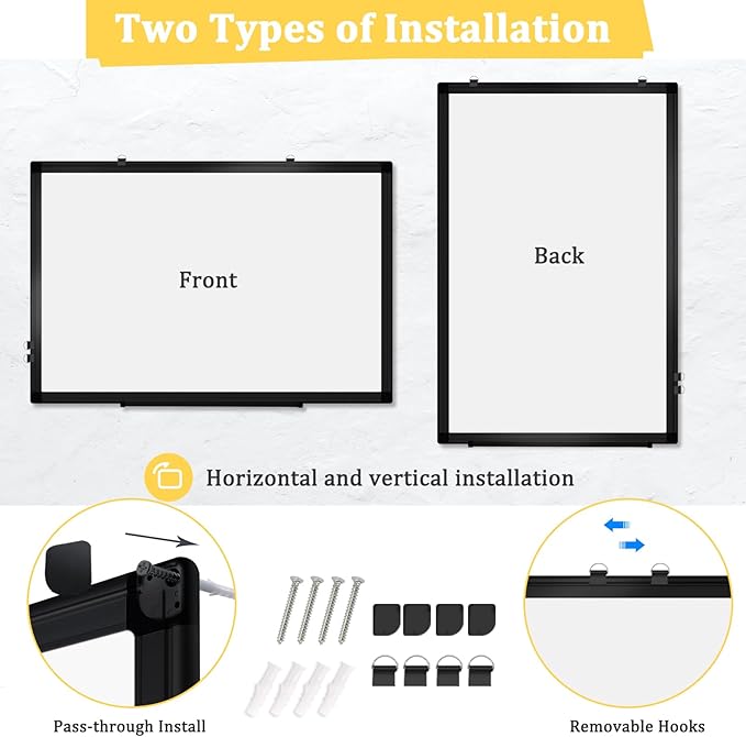AMUSIGHT Double-Sided Magnetic Whiteboard - Image 5
