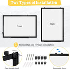 AMUSIGHT Double-Sided Magnetic Whiteboard - Image 5
