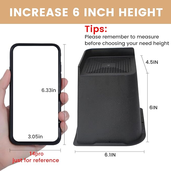 MXMZHXU Bed Risers 2 inch, 3 inch, 4 inch, 6 inch or 8 inch Heavy Duty - Image 2