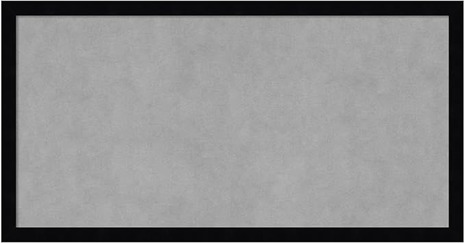 Amanti Art Black Framed Magnetic Board 13x25 Small Vision Board by AmantiArt