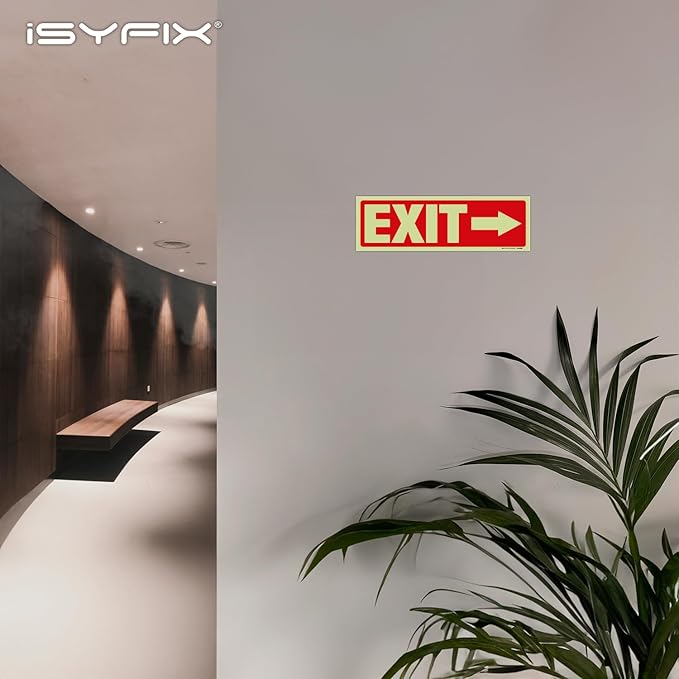 iSYFIX Exit Stickers Signs - Image 3