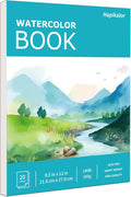 Hapikalor 8.5"x11" Watercolor Paper Pad, 140lb/300gsm Artist Painting Drawing by Hapikalor