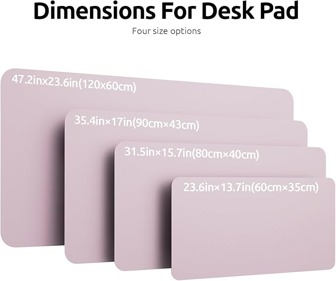 YSAGi Leather Desk Protector, Office Mat, Large Mouse Mat, Non-Slip PU Leather - Image 8