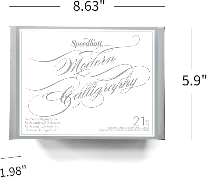 Speedball Modern Calligraphy Kit, Featuring Pen Holder, Tips Ink, Calligraphy - Image 4