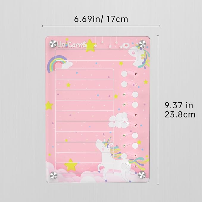 NiHome Acrylic Magnetic to Do List Planning Board - Image 8