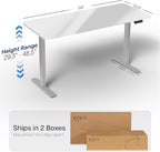 VIVO Electric Dry Erase 60 x 24 in Standing Desk, Memory Height Adjustment - Image 3