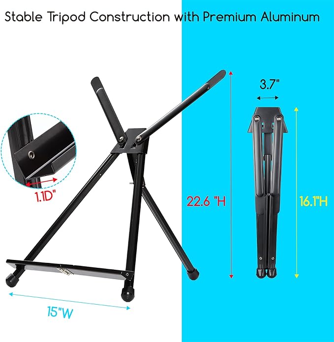 MEEDEN Tabletop Easels, Metal Easel Stand - Image 2