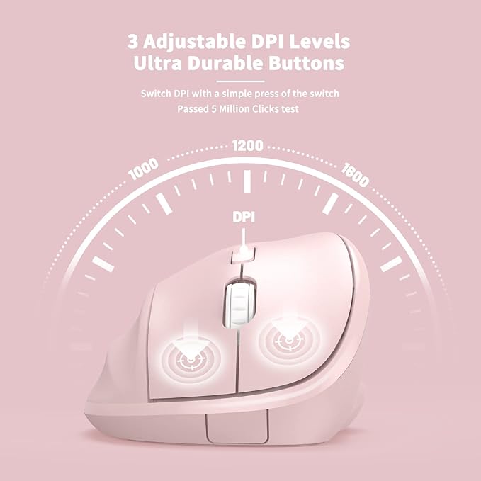 MICROPACK Digitally Yours Ergonomic Wireless Mouse - Image 6