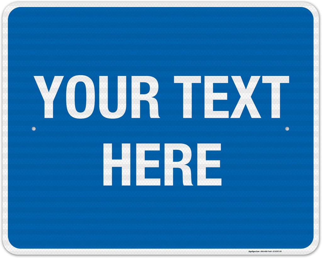 Personalized Custom Blue Background Customize