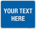 Personalized Custom Blue Background Customize