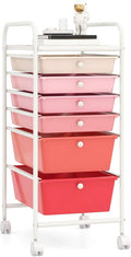 RELAX4LIFE 6-Drawer Rolling Storage Cart by RELAX4LIFE