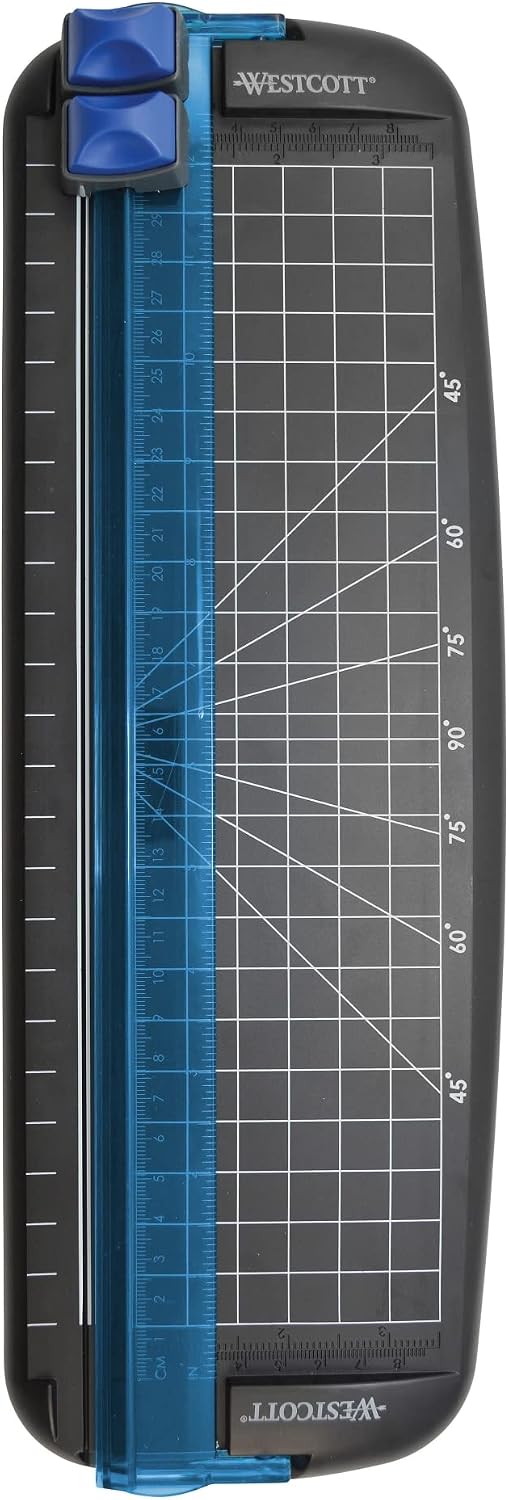 Westcott 15804 Multi-Purpose Personal Paper Trimmer, 12 in