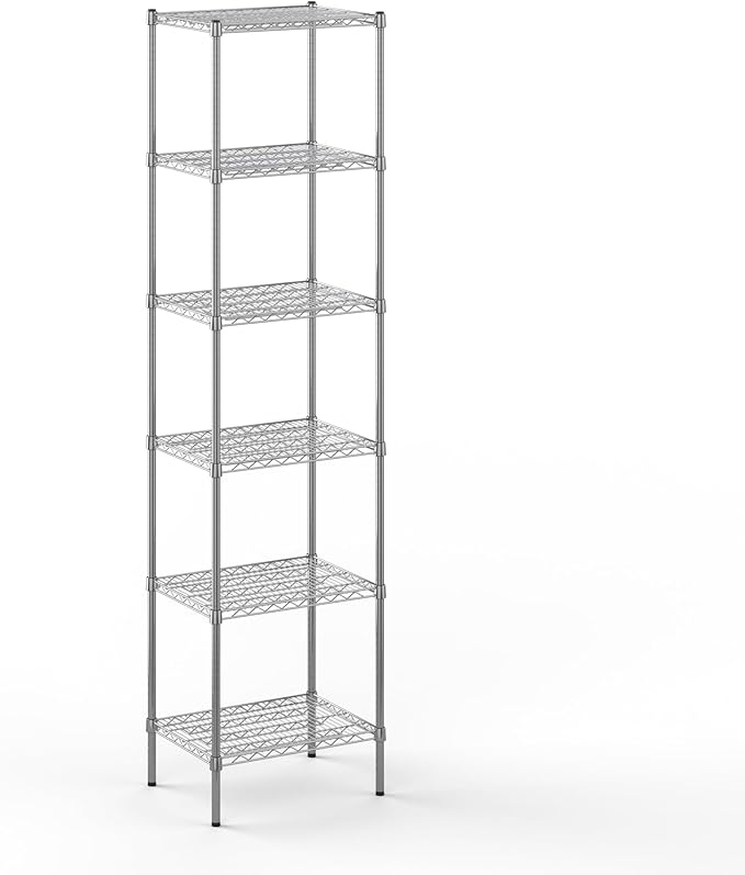 Regal Altair 18" Deep x 24" Wide x 96" Height Wire Shelving Kit | 6-Tier | NSF by Regal+Altair