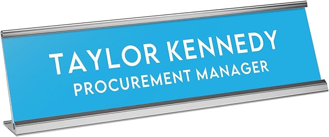 Custom Engraved Desk Plate | Personalized by 904Custom