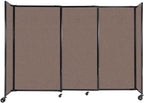 Versare Straightwall Sliding Portable Wall Partition | Freestanding Office by VERSARE