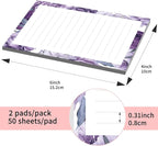 SXboxing Sticky Notes 4X6 Inches, 2 Pack Large Cute Self-Stick Pads, Bright - Image 4