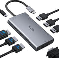 USB C Docking Station Dual Monitor Adapter by HODO