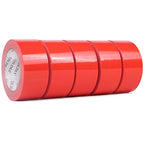 QILIMA 5-Pack Red Duct Tape, Industrial, Professional Use, 2 Inch X 30 Yards by QILIMA