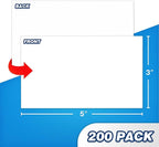 Chell 200 Count Blank Index Cards 3x5 Inch Heavyweight, No Bleed-Through - Image 3