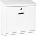 xydled Mail Boxes with Key Lock, Locking Mailbox Wall Mounted, Security Metal
