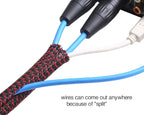 Alex Tech 25ft - 3/8 inch Cord Protector Wire Loom Tubing Cable Sleeve Split - Image 3