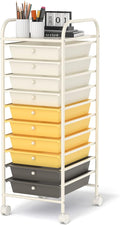 GLACER 10 Drawers Rolling Cart, Storage Cart by GLACERGrowupinhappiness