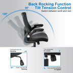 office chair ergonomic desk chair, computer pu leather, package contents