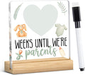 Baby Announcement Gifts for New Parents, Funny Baby Countdown Weeks Acrylic Sign by YUANHAO