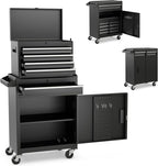 dreamade 5-drawer tool chest combo, rolling tool cabinet, main product view