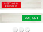 Vacant Meeting in Progress Privacy Sign, Vacant Occupied Sign by LoYinLo
