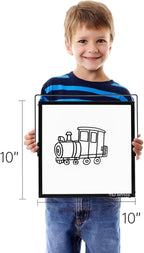 Small Magnetic Desktop White Board – Portable Mini Easel Dry Erase Whiteboard - Image 3