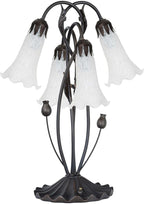 Bieye LS10 Lily Flower Blown Glass Lampshade - Image 6