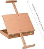 MEEDEN Tabletop Easel for Painting, Art Sketchbox Easel Holds Canvas up to 28'' - Image 4