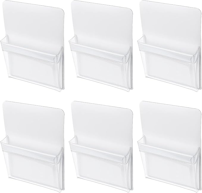 DORMIYA 6 Pcs PVC with Strong Attachment Force Pen Marker Holders, 4.7x6.5 in by Unknown