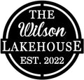 Personalized Lake House Sign by ENFODREAM