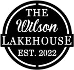 Personalized Lake House Sign by ENFODREAM