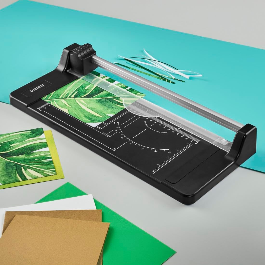 Hama Paper Cutter with Rolling Blade (Cutting Machine with 5 Sheets Cutting P...