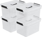 Drephia 10.5 Quart Clear Plastic Storage Box/Container - Image 7
