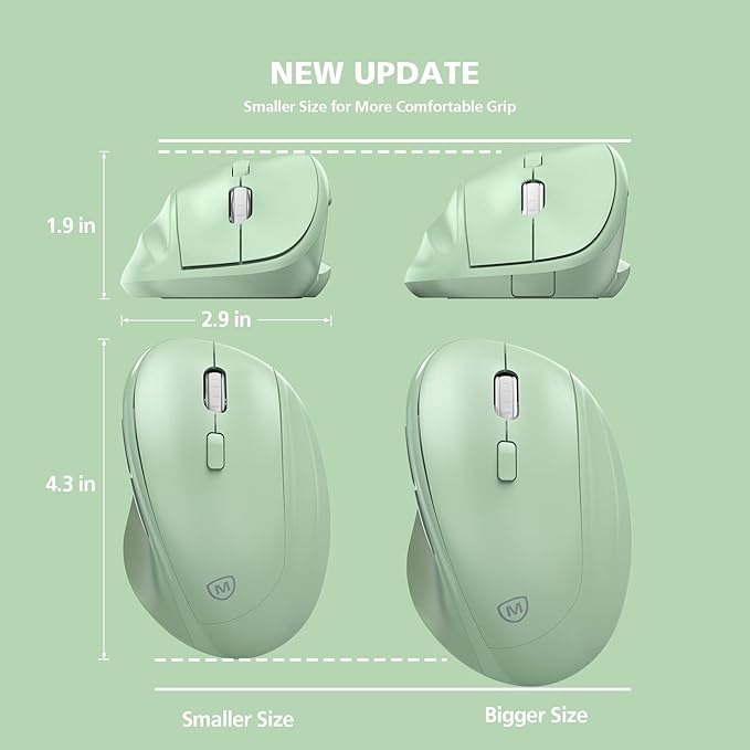 Ergonomic Wireless Mouse with USB Receiver - Image 7