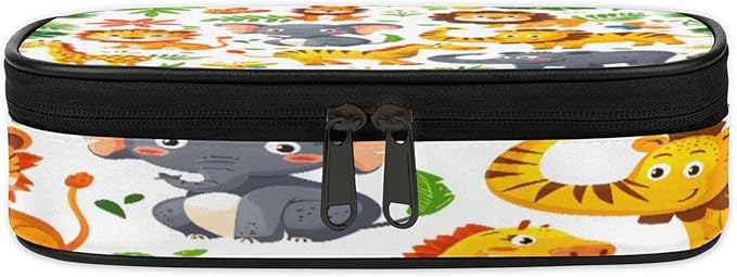 Pardick Pencil Case，Cute Animals Big Capacity Pencil Pouch Coin Pouch - Image 3