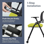 SLKJChr 2 Pack Foldable Office Chairs - Image 6