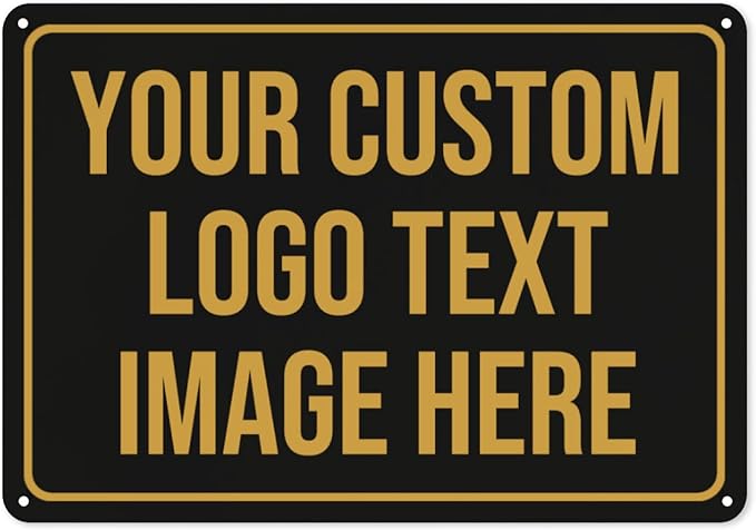 Tmqytuox Custom Signs, Custom Sign Metal Signs Customized Signs by Tmqytuox
