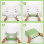 PHAREGE 12x9x4 inch Gift Shipping Boxes Bulk 6 Pack Green, Tab Lock Tuck Top - Image 7